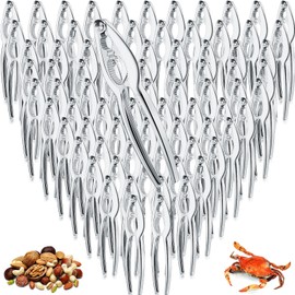 Zhehao 80 Pack Nut Crackers Tool Bulk Crab Crackers and Tools Heavy Duty Crab Leg Claw Crackers Opener Tool for Nuts Shellfish Seafood Home Restaurant Kitchen Crumbled Tools