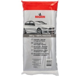 NIGRIN Polishing Cotton 100% Viscose Lint Free & Absorbent, Ideal for Applying & Polishing Car Paint, Soft, Paint-friendly Premium Polishing Wadding 380g