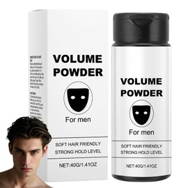 Volume Powder for Men, Hair Styling Powder, Volumising Styling Powder, Fluffy, Oil-Control, Long-Lasting Styling Powders - 40g