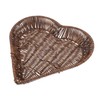 Mikinona 1Pc Natural Woven Rattan Fruit Basket Creative Tabletop Snack