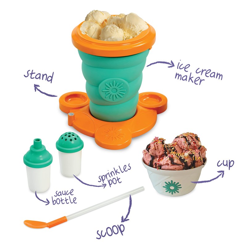 ChillFactor Ice Cream Maker with rapid freeze technology Make homemade