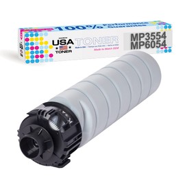 MADE IN USA TONER for Ricoh MP2554,MP2555,MP3054,MP3055,MP3554,MP3555,MP4054,MP4055, MP5054,MP5055,MP6054,MP6055, IM2500, IM3500, IM4000, IM5000, IM6000, 841999, 841993, 842124, 842126 (Black, 1 ctg)