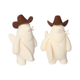 KLOWOAH Baking Soda Holder For Fridge,Refrigerator Reusable Deodorant Container,Reusable baking soda container,5.1x3.1 Inches (White-2 Pack)