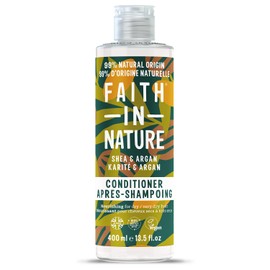 Faith In Nature Natural Shea and Argan Oil Conditioner, Nourishing, Vegan and Cruelty Free, No SLS or Parabens, for Dry and Very Dry Hair, 400 ml