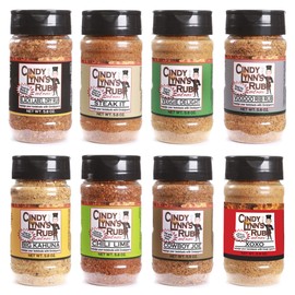 Cindy Lynn’s Mixed BBQ Seasoning Set - 8 Pack