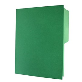 Pendaflex C0025 1/2 VD Fólder de Color Bitono Tamaño Carta Ceja 1/2, Paquete de 25, Color Verde