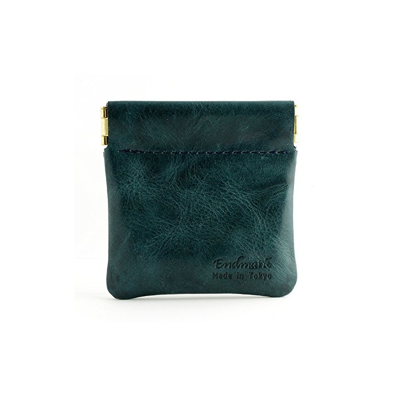 (EndMark) Genuine Leather Coin Case, Bag Type, Made in Japan,