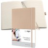 SIGEL CO331 Premium Notebook lined, A4, softcover, beige - Conceptum