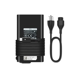 Slim 65W USB Type C AC Charger for Dell LA65NM170, 2YKOF, 02YKOF, Dell XPS 12 9250, Latitude 12 7275, Latitude 3380 3390 7368 7370 7389 7390 2-in-1 E7370 Laptop Cord