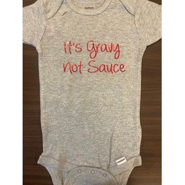 It's gravy not sauce funny baby onesie ® italian bodysuit clothes clothing boy girl shower gift
