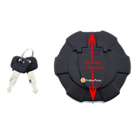 FridayParts Fuel Cap 2658575 W/Keys 459A Compatible for Caterpillar CAT Mini Excavator 303.5C 304C CR 305.5D 308E Replacement