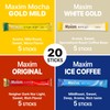 CUTIE MANGO Maxim & Ice Coffee Mix 20 Sticks |