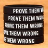 Fifteen (15) Prove Them Wrong Wristbands