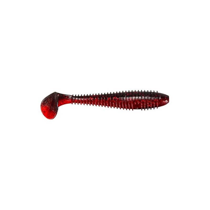 Keitech FS33411 Fat Swing Impact Black Cherry 3.3"