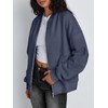 Trendy Queen Womens Zip Up Sweatshirts Jackets Oversized Fall Outfits