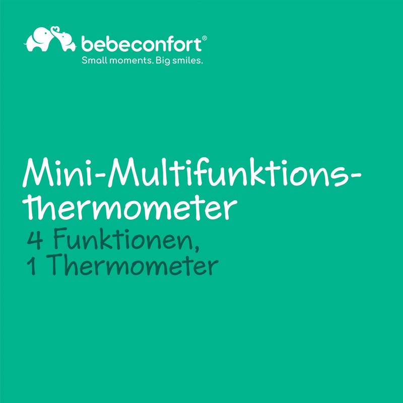 Bebeconfort Mini Multifunction Thermometer, 4-in-1 Function, 0+ Months, Contactless, Infrared