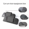 BETTERHUMZ Sunglasses Organizer Box Car Sun Visor, Eyeglasses Holder Storage
