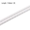 sourcing map Edge Trim U Seal White PVC Plastic U