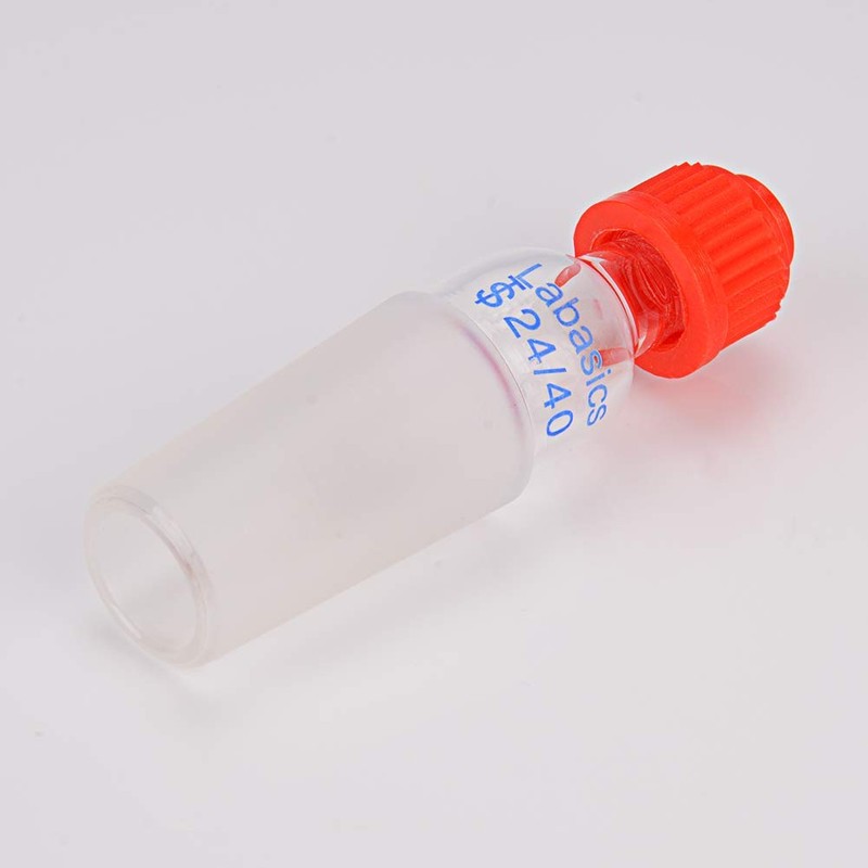 Labasics Thermometer Inlet Adapter with 24/40 Inner Joint, 80mm Height,