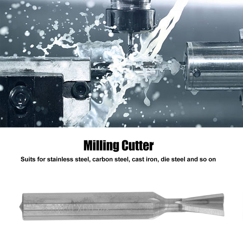 Milling Cutter Dovetail Bit End Mill Universal Shank Carbide 4