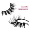 BTLLSSH 8Pair 3D5D 0.82INCH Thick False Eyelashes Fluffy Natural Look