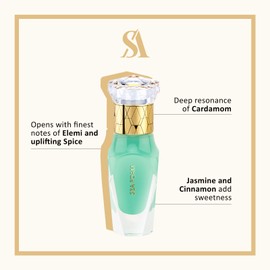 Swiss Arabian Sea Foam For Unisex - Luxury Products From Dubai - Long Lasting Personal Perfume Oil - A Seductive, Exceptionally Made, Signature Fragrance - The Luxurious Scent Of Arabia - 0.4 Oz