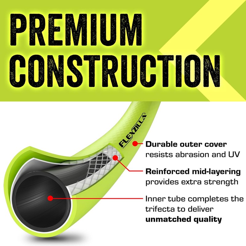 Flexzilla Garden Lead-in Hose 5/8 in. x 3 ft., Lightweight