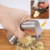 Garlic Press Garlic Presser,2024 Upgraded Stainless Steel Garlic Presser Mincer