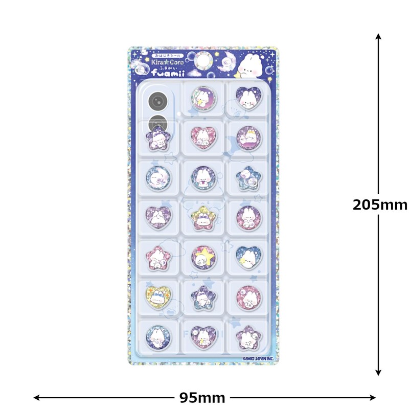 Kamio Japan Sticker KIRACORO Popper Sticker Fuamii 230559