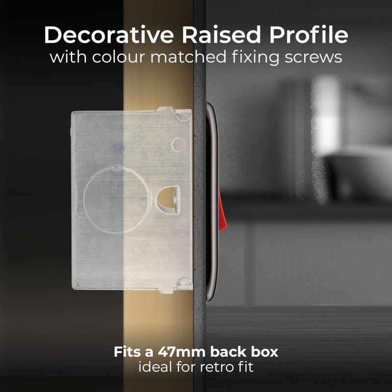 BG Electrical Cooker Control Switch Unit with LED Power Indicator,