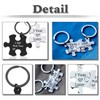 White Fang AZ367 Keychain, Puzzle, Anniversary, Matching Gift, Stylish, Men's,