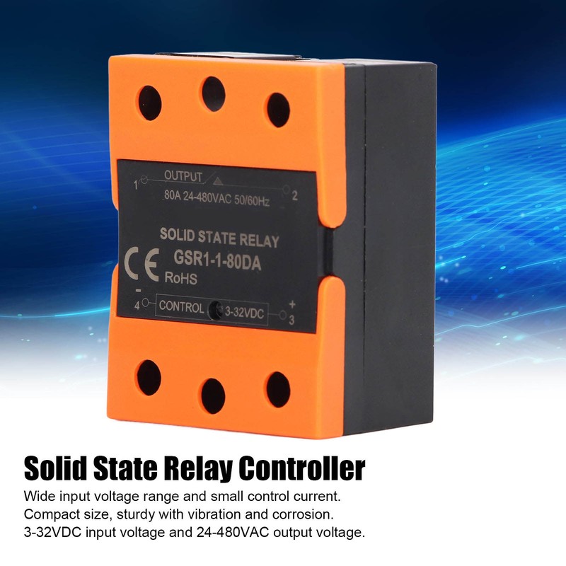 Solid State Relay SSR Input DC 3‑32V to Output AC