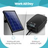 NFESOLAR 4W Solar Aerator for Pond with Built-in 2200mAh Battery