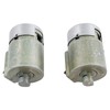 TRQ Front Door Lock Cylinder Kit Pair Set with Keys