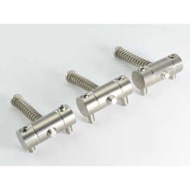 KTS PR-08 Titanium Bridge Saddles for Tele 3 Piece- Style Bridge