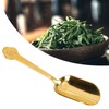Brass Tea Spoons Long Handle Thicken Toads Pattern Rust Resistant