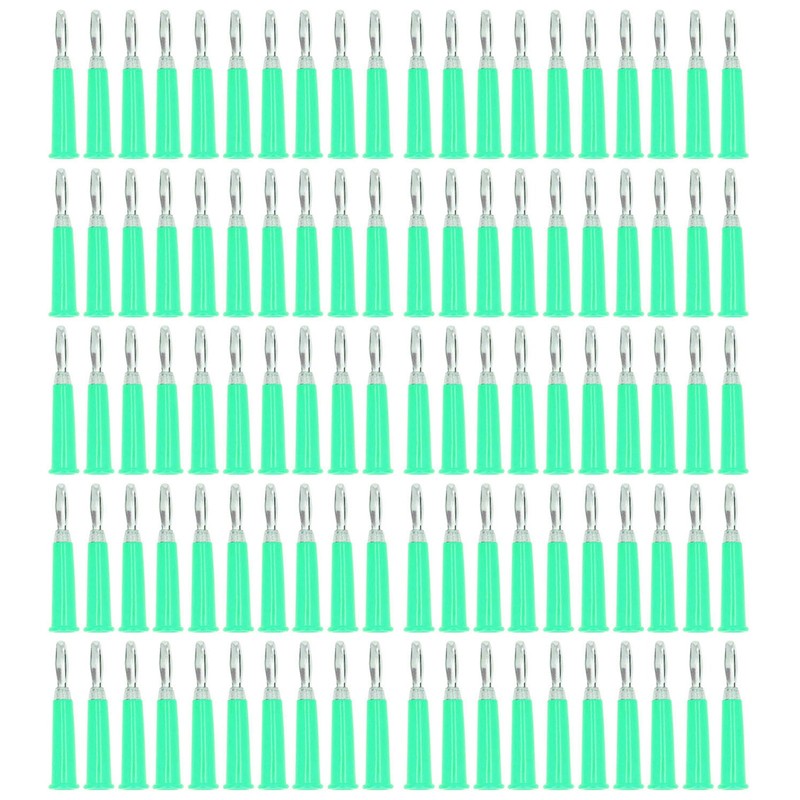 100Pcs Horn Banana Plug Brass Zinc Alloy ABS Welded Banana