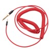 Coiled Headphone Cable Gold Plated Connector Replacement Headset Sound Cord
