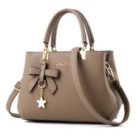 Exquisito Bolso Cruzado De Moda De Gran Capacidad Para Mujer Color Marrón