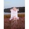 Lisuun Artificial Wedding Welcome Sign Flowers and Backdrop Swags, 2