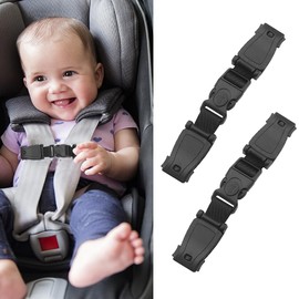 Buckle Protection Child Seat, Pack of 2 Car Seat Chest Strap Clip, Child Safety Belt Buckle Strap, Belt Safety Child Seat, Child Seat Belt Clip for Car Seats, Pushchairs, Children's Highchairs,