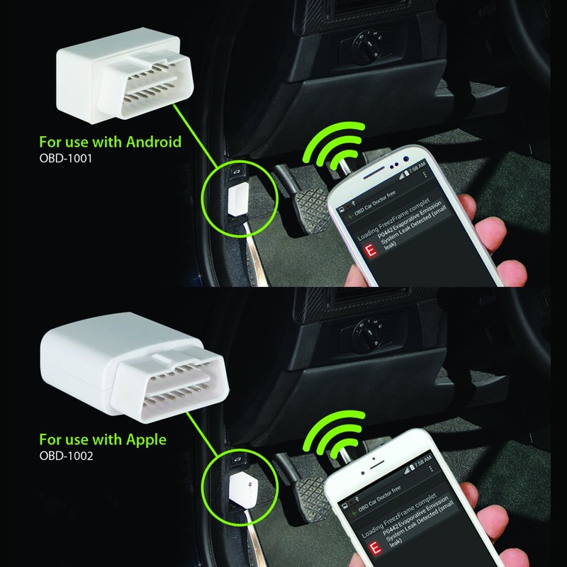 Pilot Automotive OBD-1002 Engine Code Reader for iOS Apple Devices,