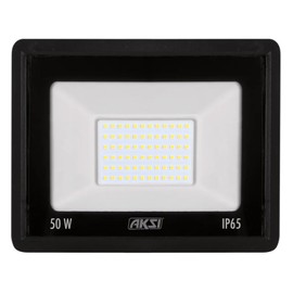 Reflector LED 50W/3500 lm luz blanca IP65 para exterior 127V-265V Aksi.