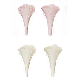 NIPOGEAR Kitchen Funnel Set，Folding Funnel, Liquid Dispensing Small Caliber Oil Funnel with Support，foldable Funne，small Funnels for Filling Small Bottles (4PCS,Multicolored)