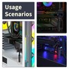 GPU Aluminum Adjustable 75-120mm Video Card Holder with Magnetic Base