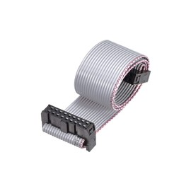 sourcing map IDC Flat Ribbon Cable FC/FC Connector A Type 18-Pin Pitch 2.54 mm 30 cm Long