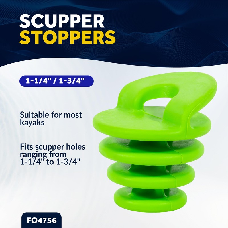 Five Oceans Kayak Plugs - Scupper Plugs for Kayak 2-Pack,