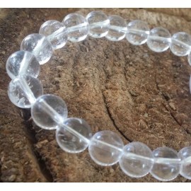 Turquoise Satyaloka Azeztulite Stretch Bracelet Light Natural Healing Crystal