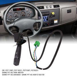 Fydun Interruptor de Señal de Multifunción, Interruptor de Limpiaparabrisas P27 1067 P27 6221 Alta Sensibilidad Recambio para