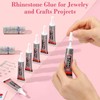 cridoz B7000 Jewelry Glue for Rhinestones, Cridoz 10Pack Super Craft
